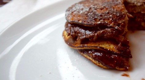 Foodness.nl & Fannetiek: Banaan-ei-nutella pannenkoekjes